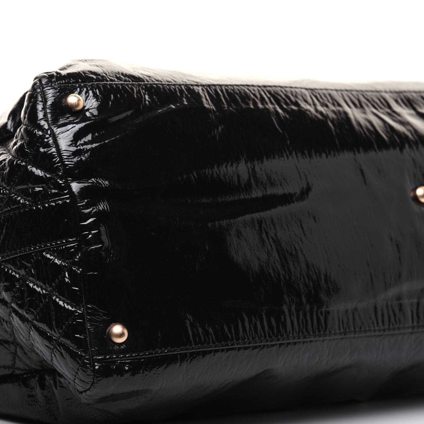 Vinyl Rock and Chain Bowler Black