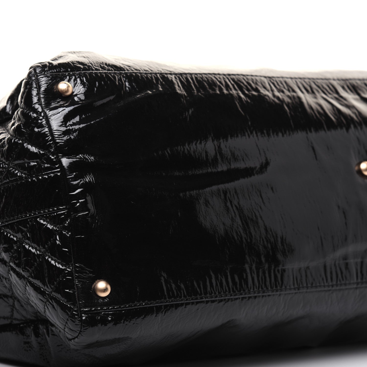 Chanel Vinyl Rock and Chain Bowler Black 6 of 21