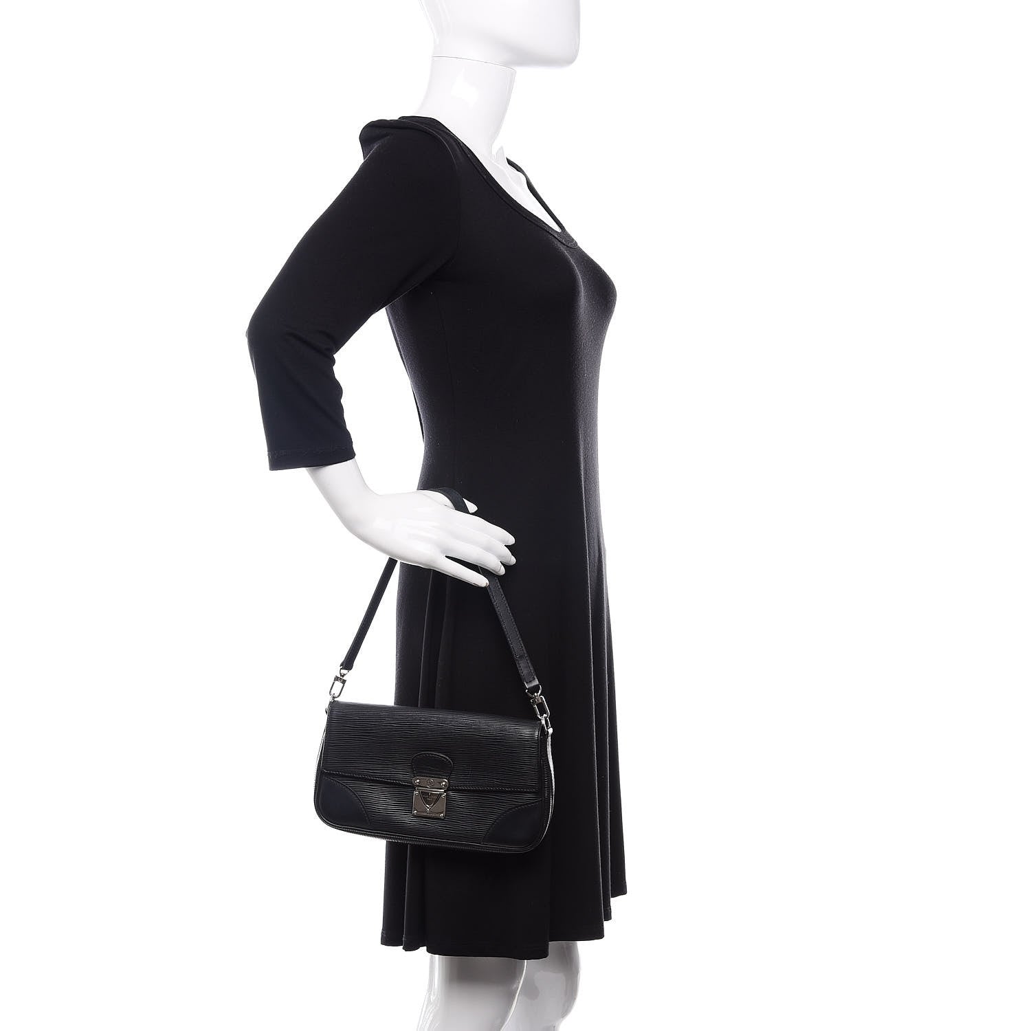 Louis Vuitton Epi Segur Pochette Black 2 of 10