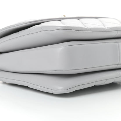 Chanel Lambskin Quilted Small Trendy CC Flap Dual Handle Bag Grey 9 of 12