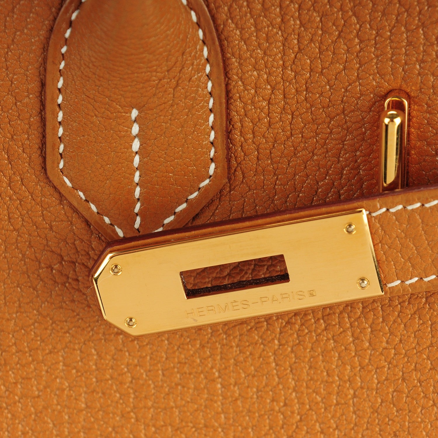 Hermes Chevre De Coromandel HAC Birkin 32 Caramel 9 of 25