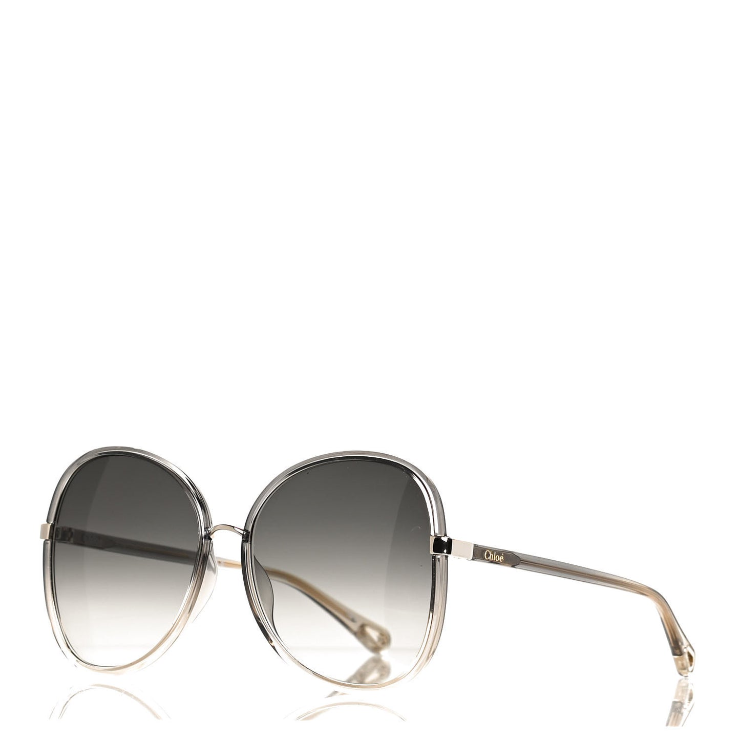 Oversized Round Sunglasses CH0030S Gold Grey