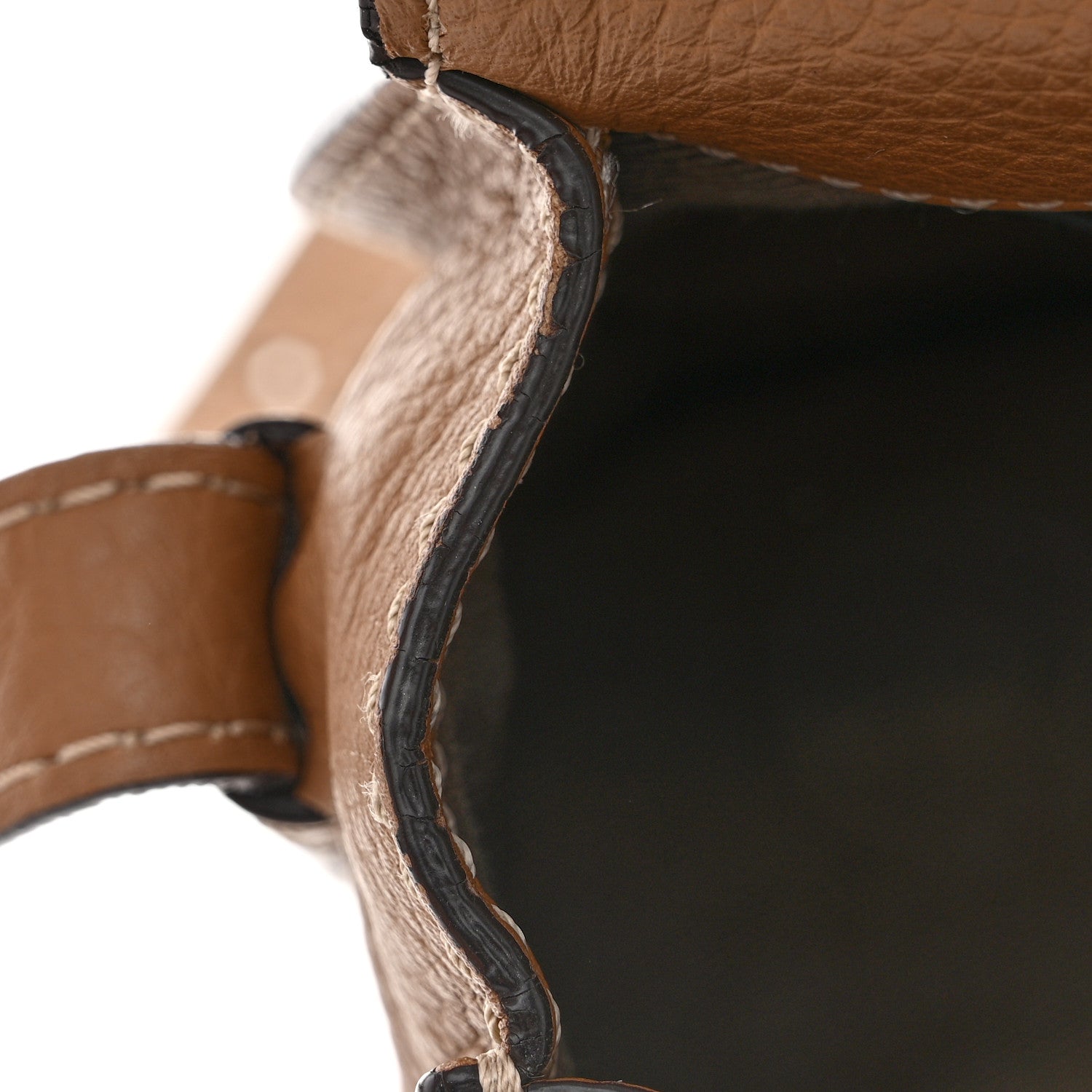 Chloe Grained Calfskin Small Marcie Saddle Bag Nut 11 of 15