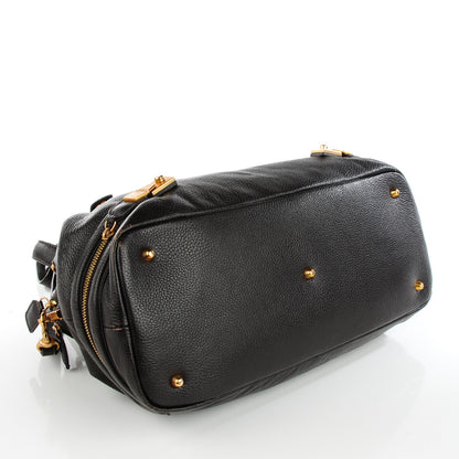 Chloe Calfskin Cary Zipped Shoulder Bag Anthracite 4 of 7