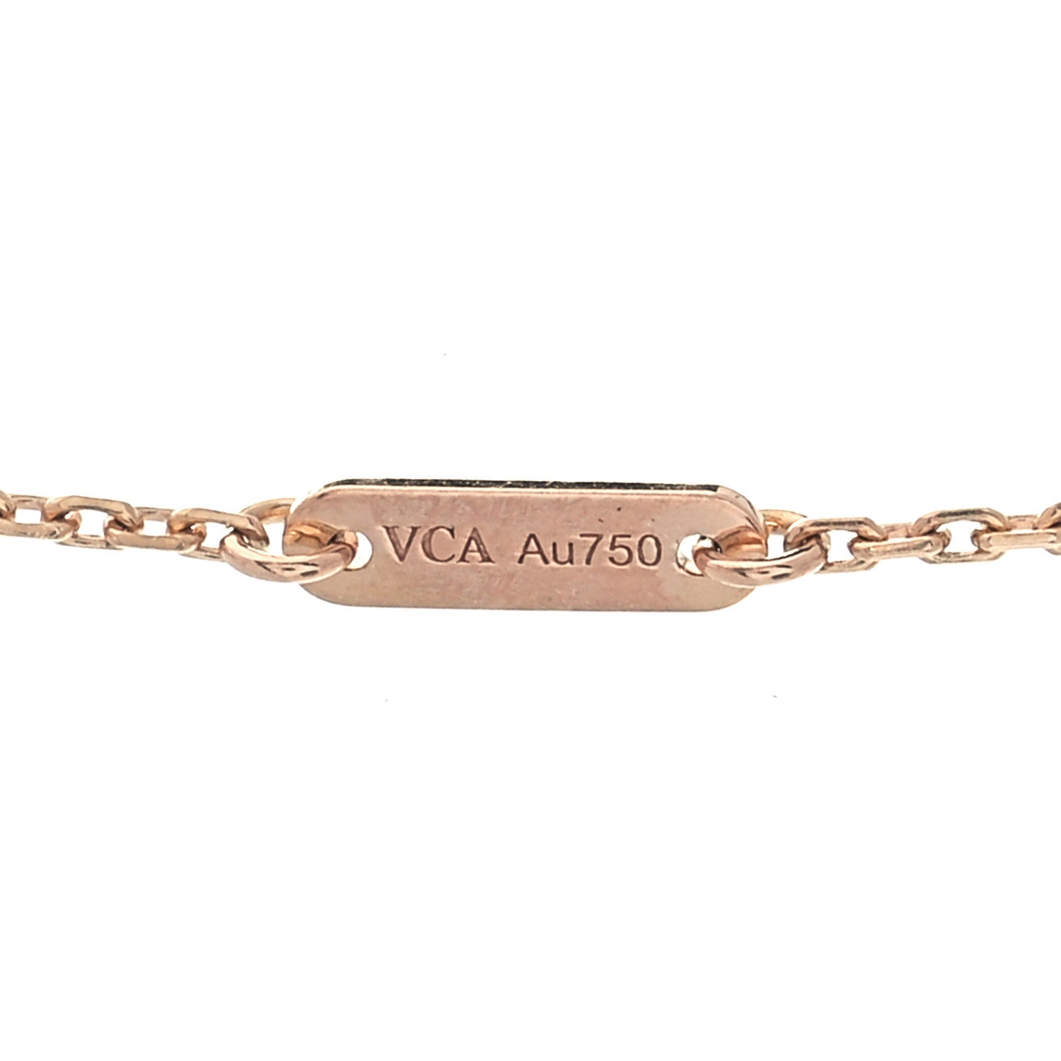 Van Cleef & Arpels 18K Rose Gold Sweet Alhambra Pendant Necklace 4 of 7