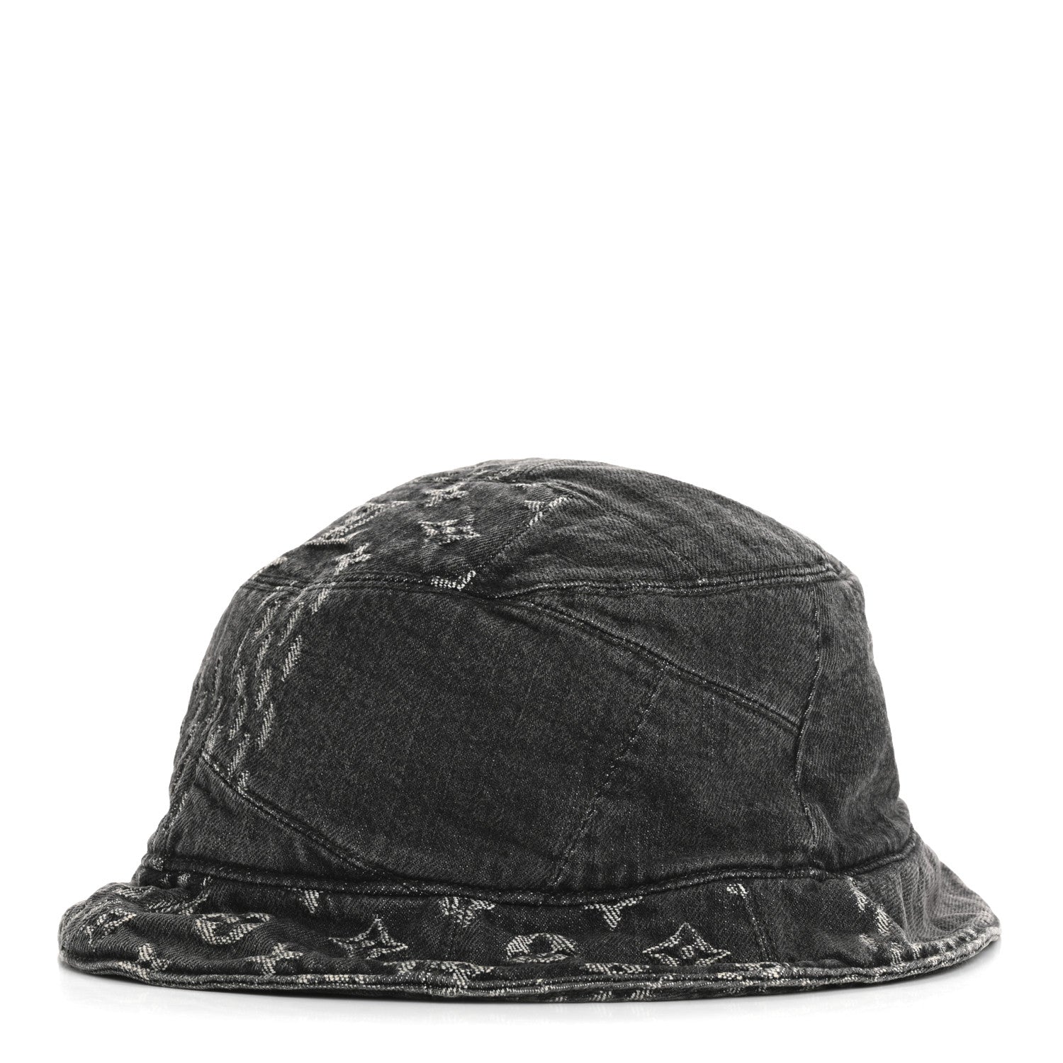 Louis Vuitton x NIGO Monogram Giant Denim Giant Damier Wave Sun Hat 60 Gray 5 of 11