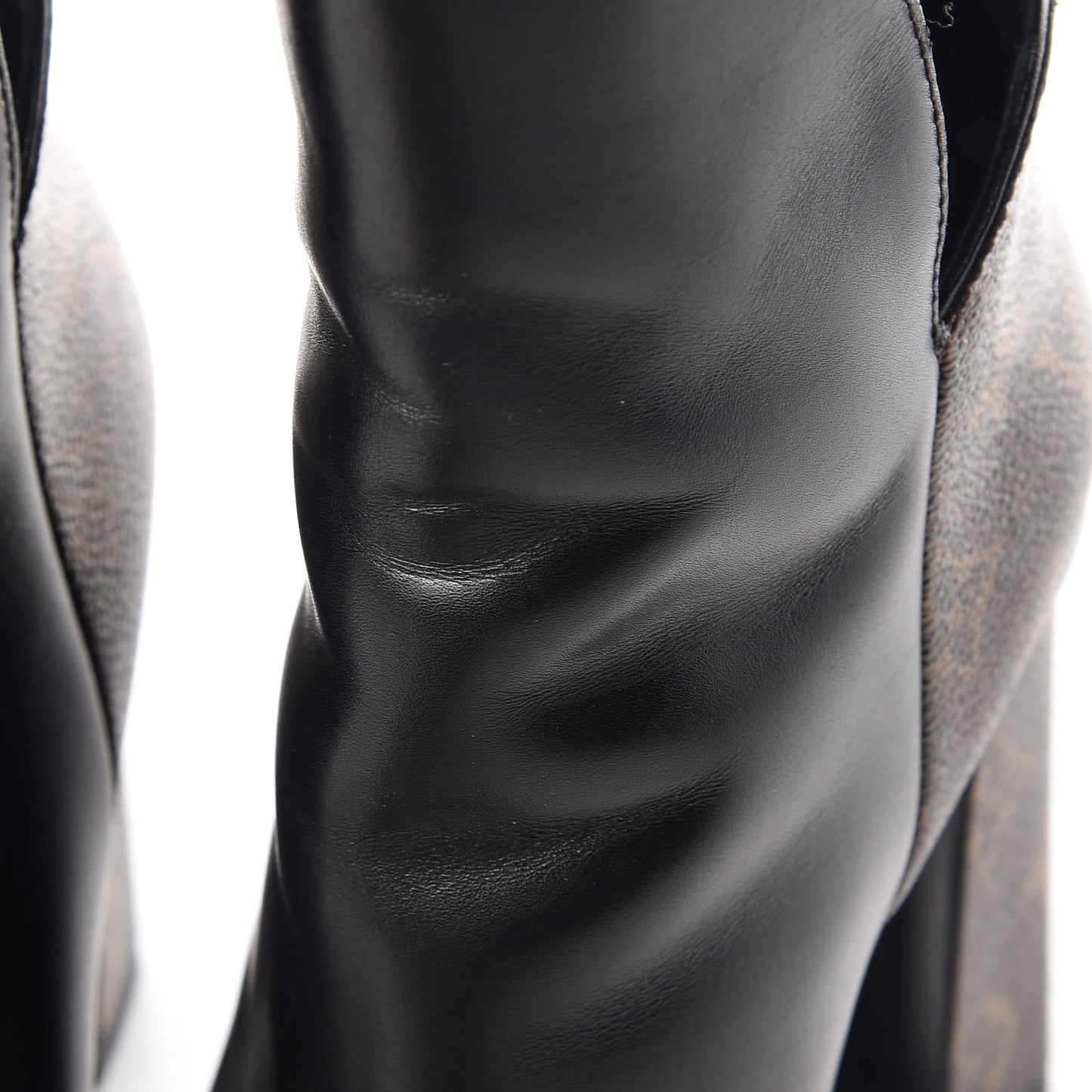 Calfskin Monogram Rodeo Queen Ankle Boots 36.5 Black