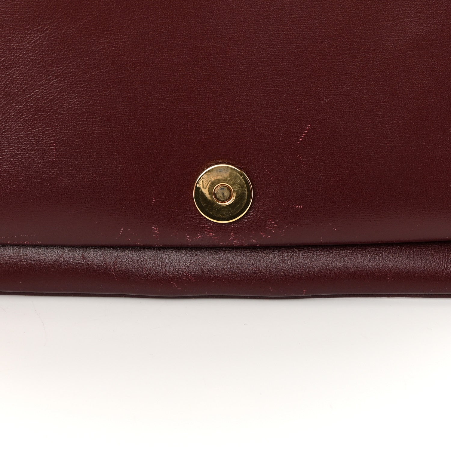 Gucci Vitello Palmellato Lux Small Arli Flap Shoulder Bag Vintage Bordeaux 12 of 19