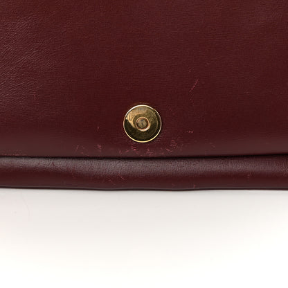 Gucci Vitello Palmellato Lux Small Arli Flap Shoulder Bag Vintage Bordeaux 12 of 19
