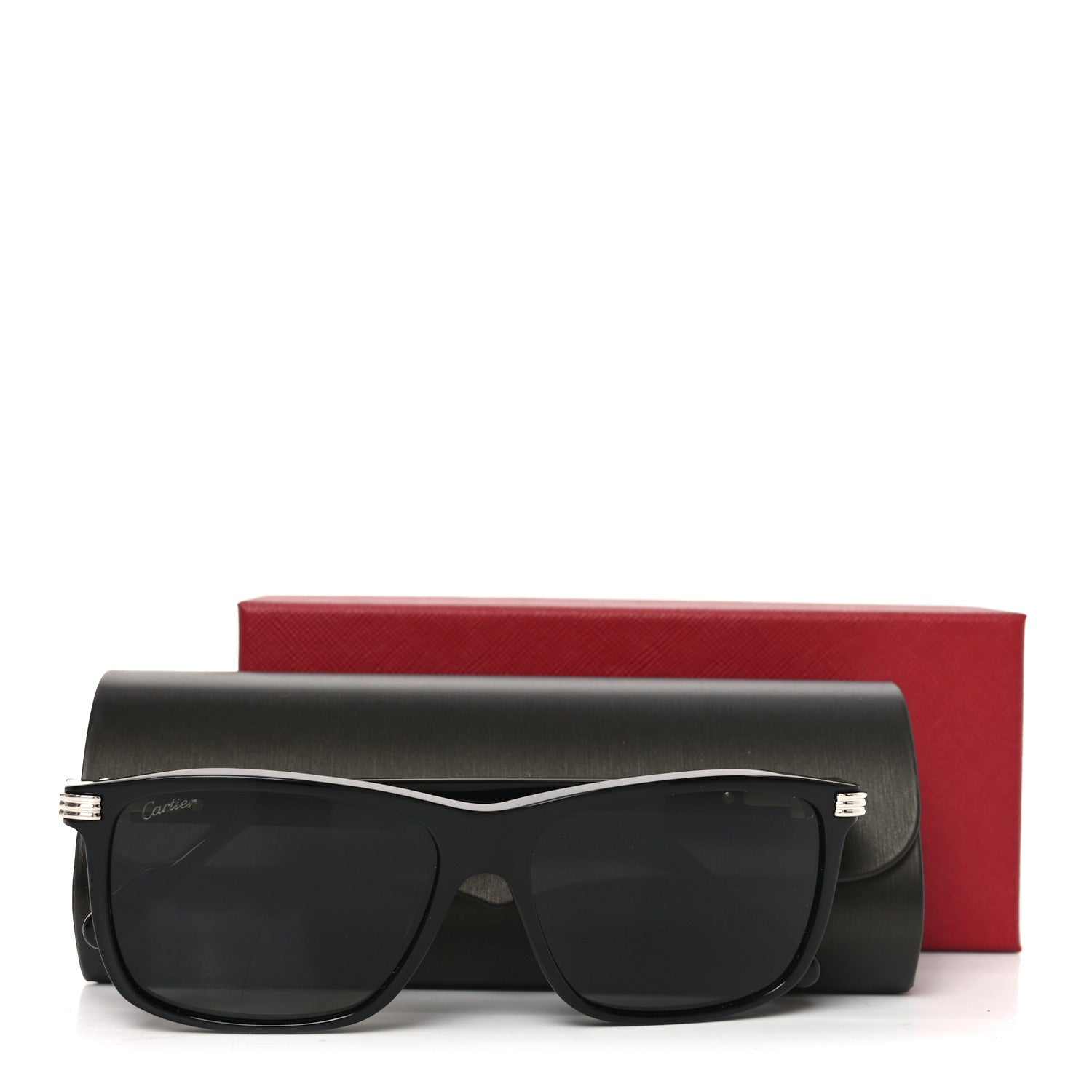 Cartier Acetate Premiere de Cartier Sunglasses CT0160S Black 7 of 7
