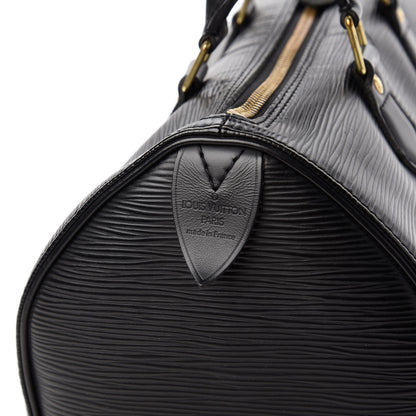 Louis Vuitton Epi Speedy 25 Black 8 of 10