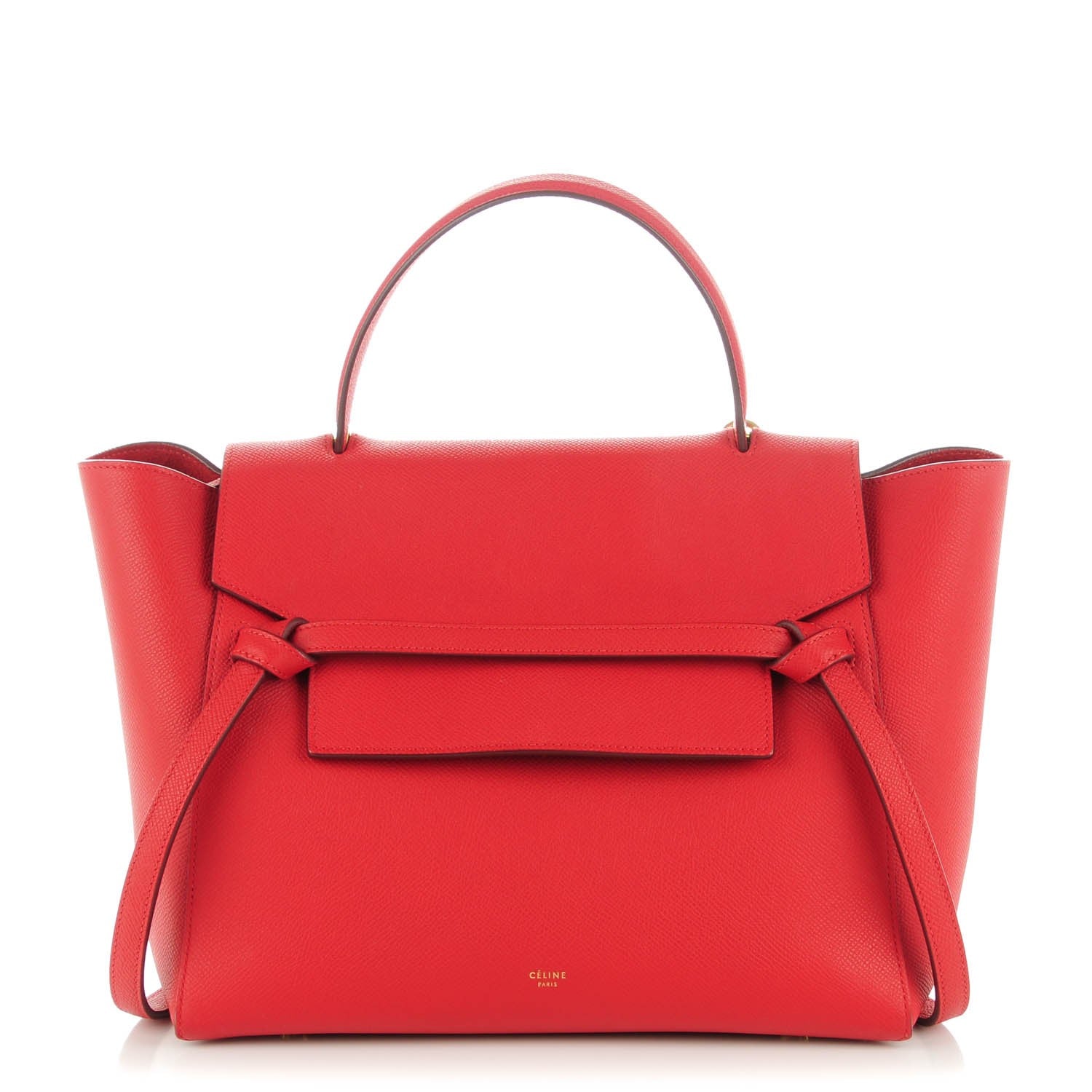 Celine Grained Calfskin Mini Belt Bag Coquelicot 1 of 8
