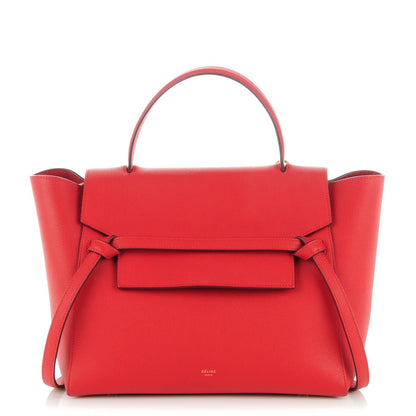 Celine Grained Calfskin Mini Belt Bag Coquelicot 1 of 8