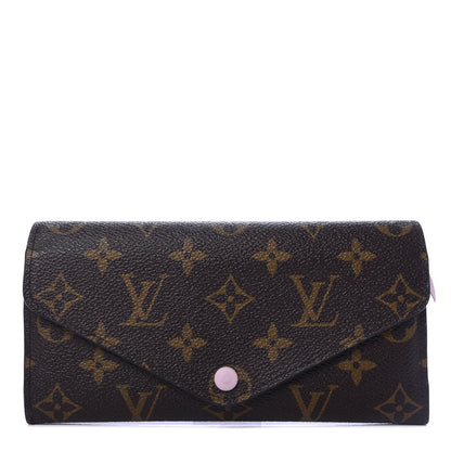 Louis Vuitton Monogram Josephine Wallet Rose Ballerine 1 of 8