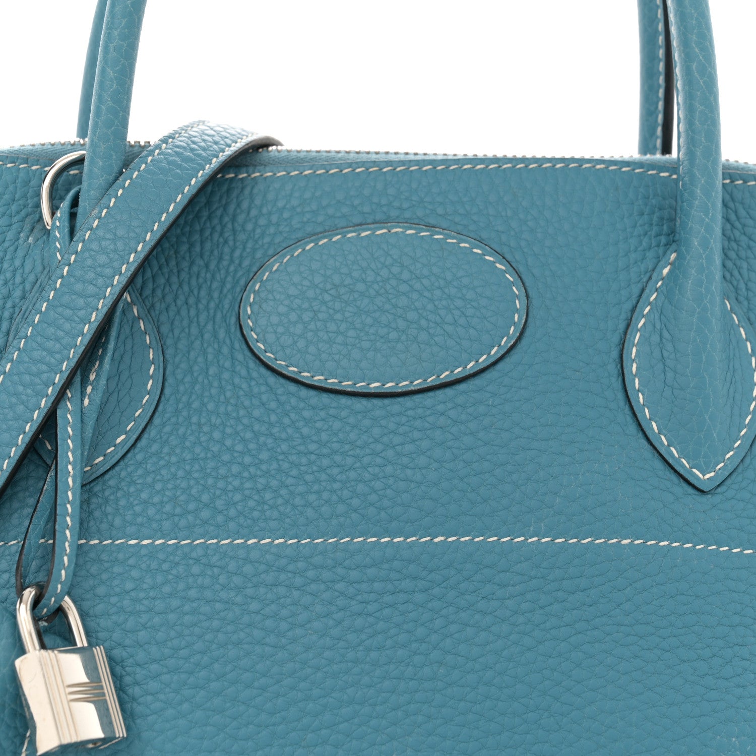 Hermes Taurillon Clemence Bolide 31 Blue Jean 8 of 13
