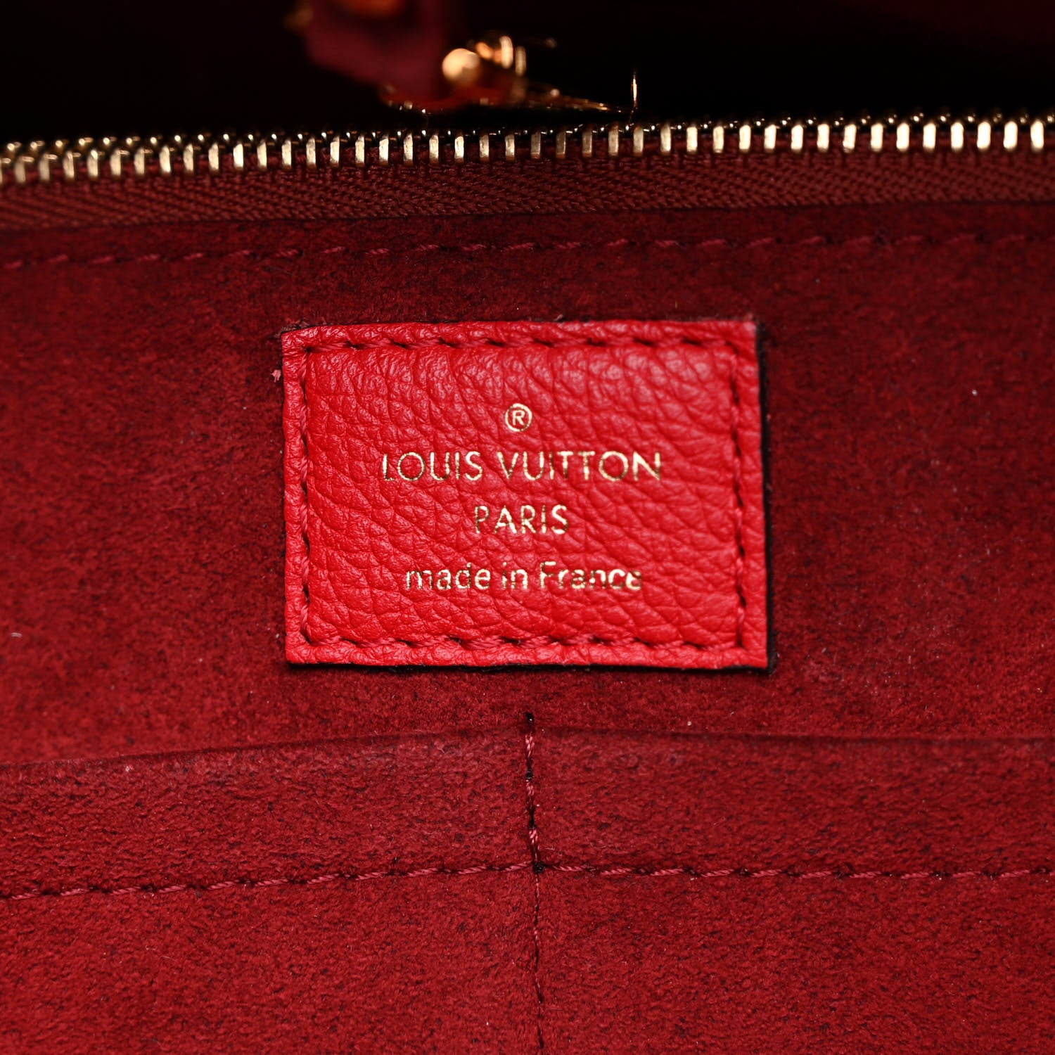 Louis Vuitton Calfskin Monogram Kimono Tote Cherry 6 of 11