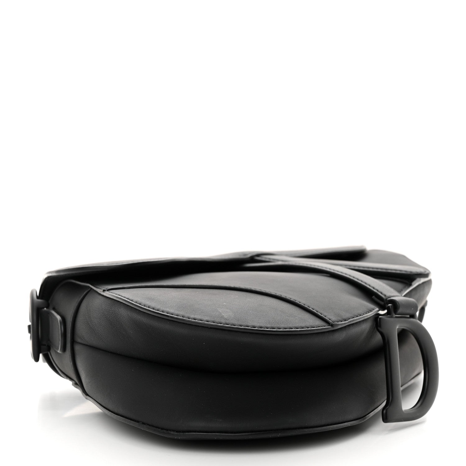 Christian Dior Ultra Matte Calfskin Saddle Bag Black 4 of 16