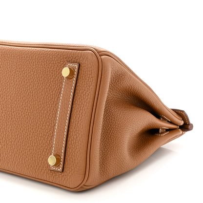 Hermes Togo Birkin 25 Gold 10 of 10