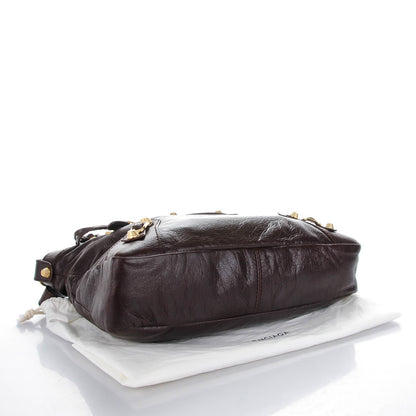 Balenciaga Agneau Giant 12 Gold Hardware Town Cigare Fonce 4 of 7
