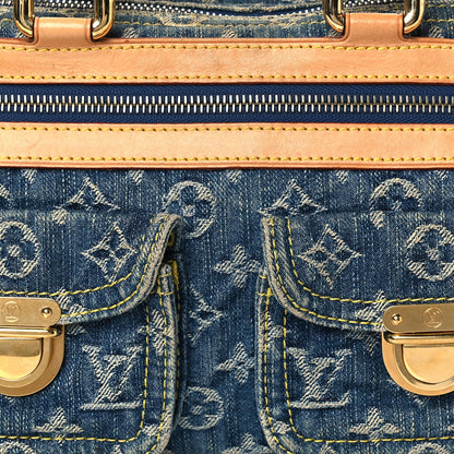 Louis Vuitton Monogram Denim Neo Speedy Blue 7 of 12