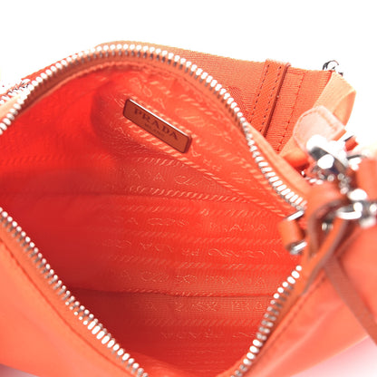 Prada Re-Nylon Saffiano Re-Edition 2005 Shoulder Bag Arancio 6 of 10