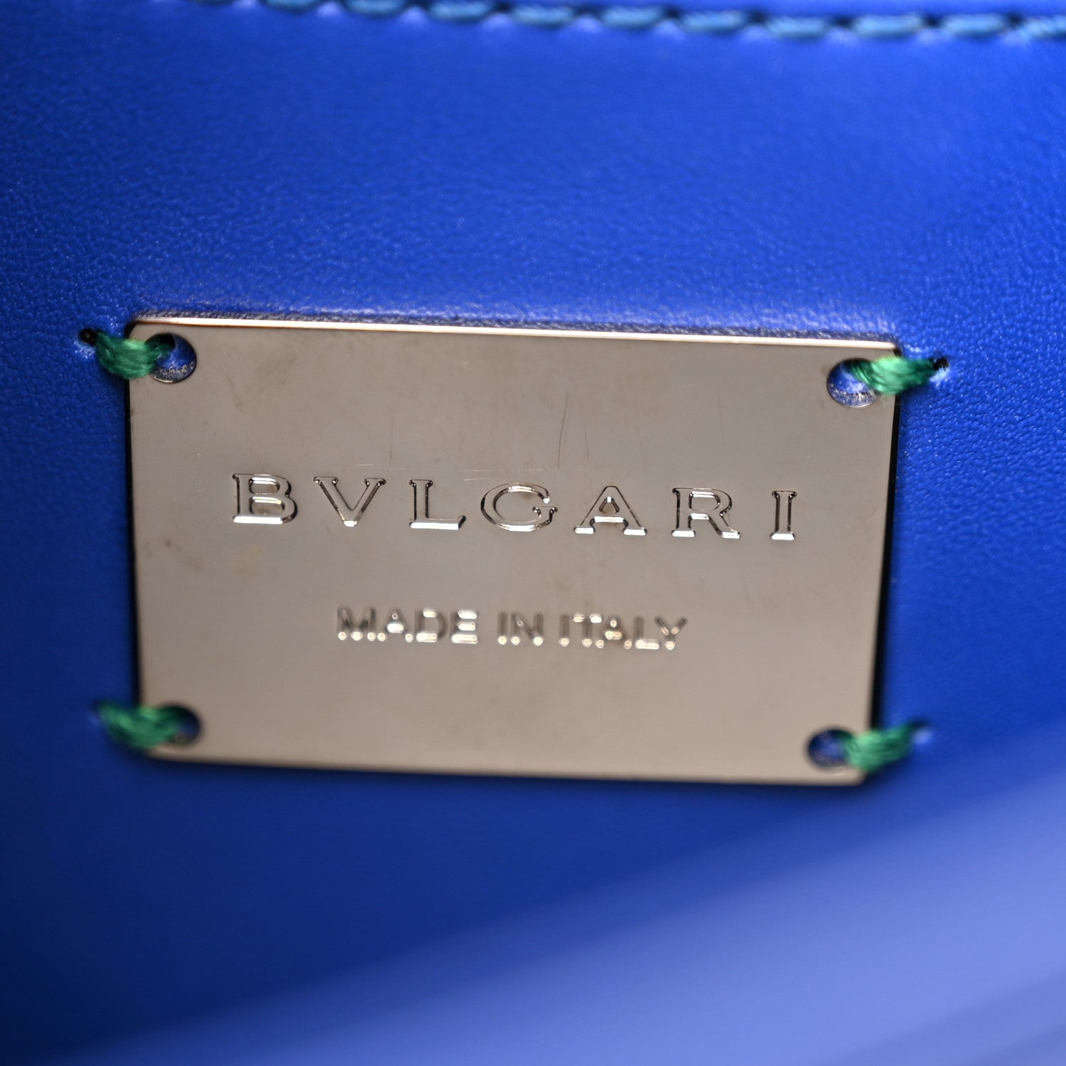 Bulgari Galuchat Calfskin Serpenti Forever Crossbody Bag Blue 6 of 10