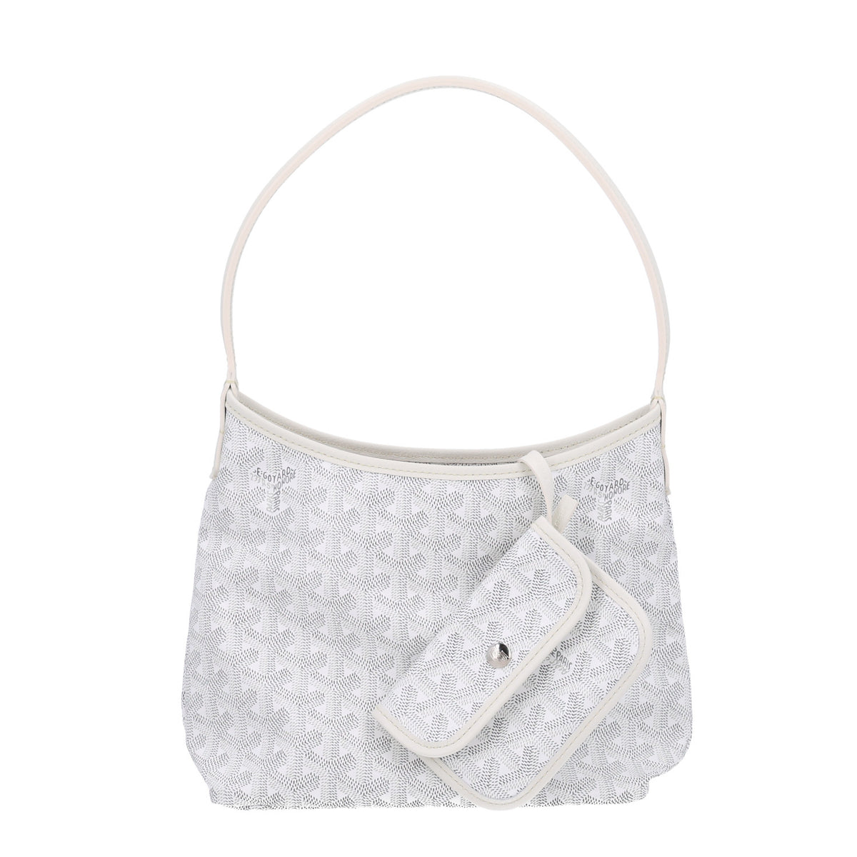 Goyardine Mini Boheme Hobo White