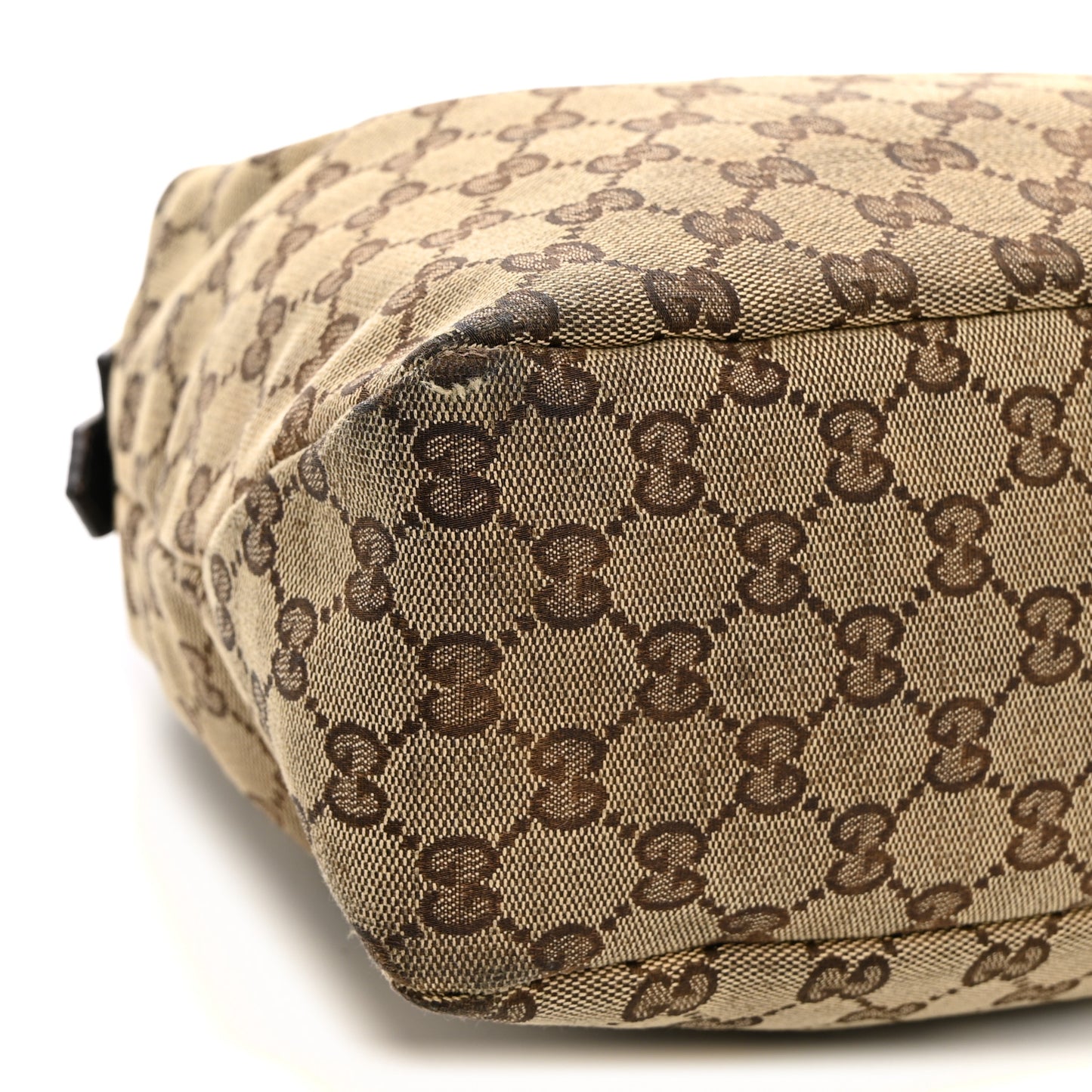 Monogram Medium Horsebit Chain Hobo Dark Brown
