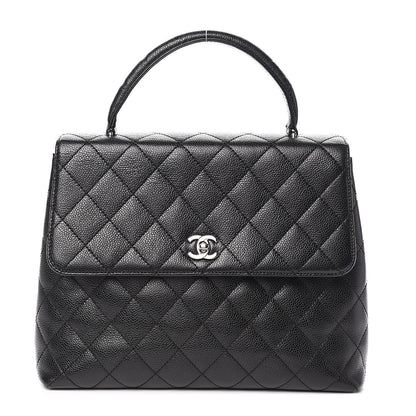 Chanel Caviar Quilted Jumbo Kelly Flap Black 1 of 12