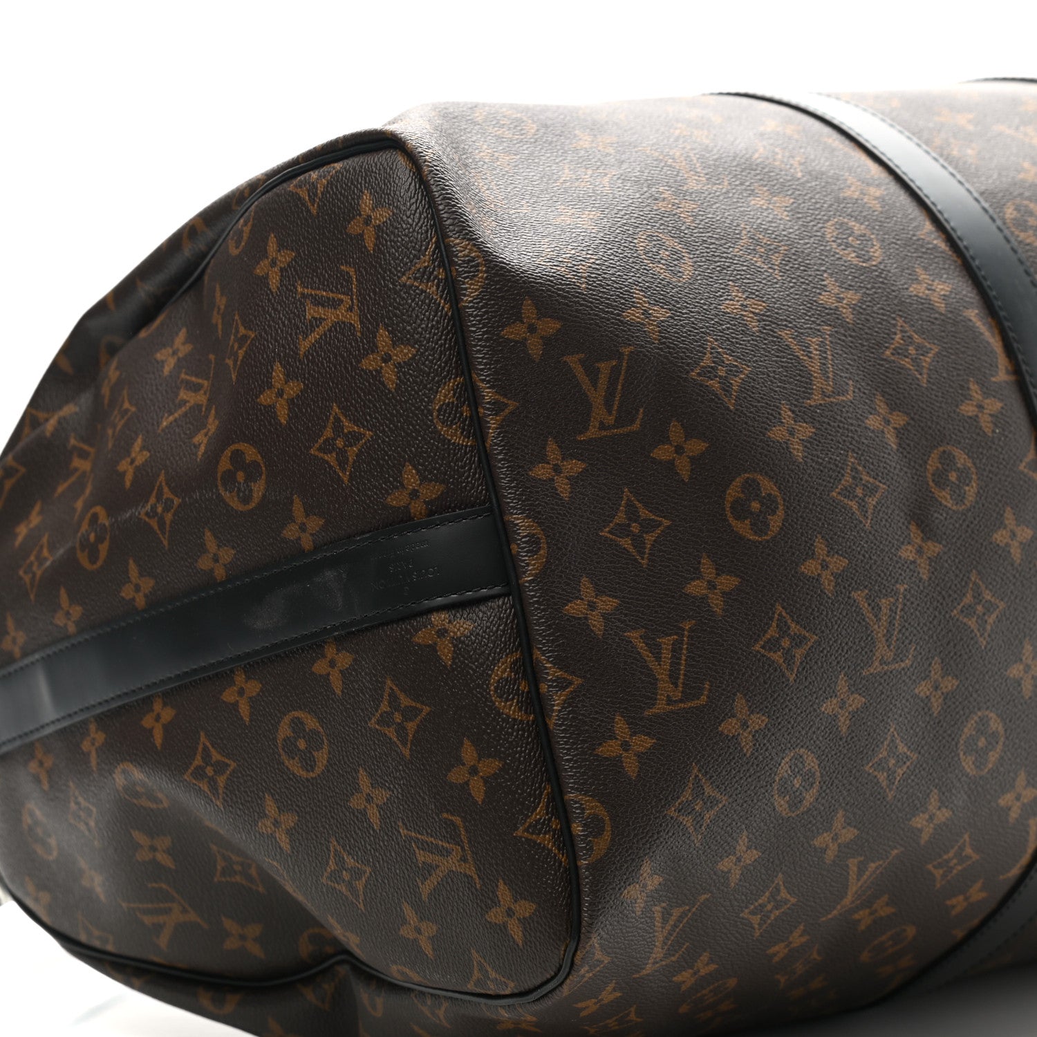 Louis Vuitton Monogram Macassar Keepall Bandouliere 55 9 of 16