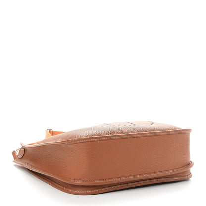 Hermes Taurillon Clemence Evelyne III GM Gold 5 of 9