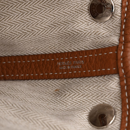 Hermes Vache Country Garden Party 30 TPM Gold 6 of 10