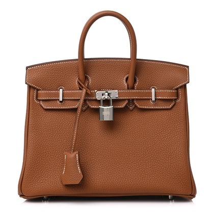 Hermes Togo Birkin 25 Gold 1 of 10