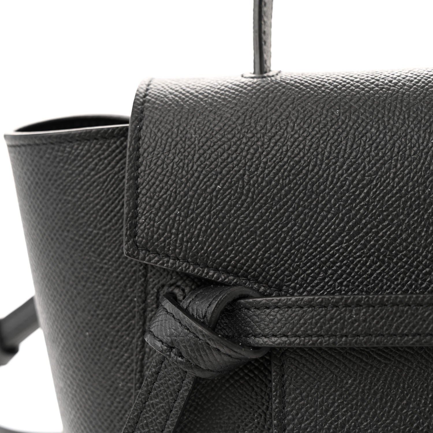 Celine Grained Calfskin Nano Belt Bag Black 11 of 12