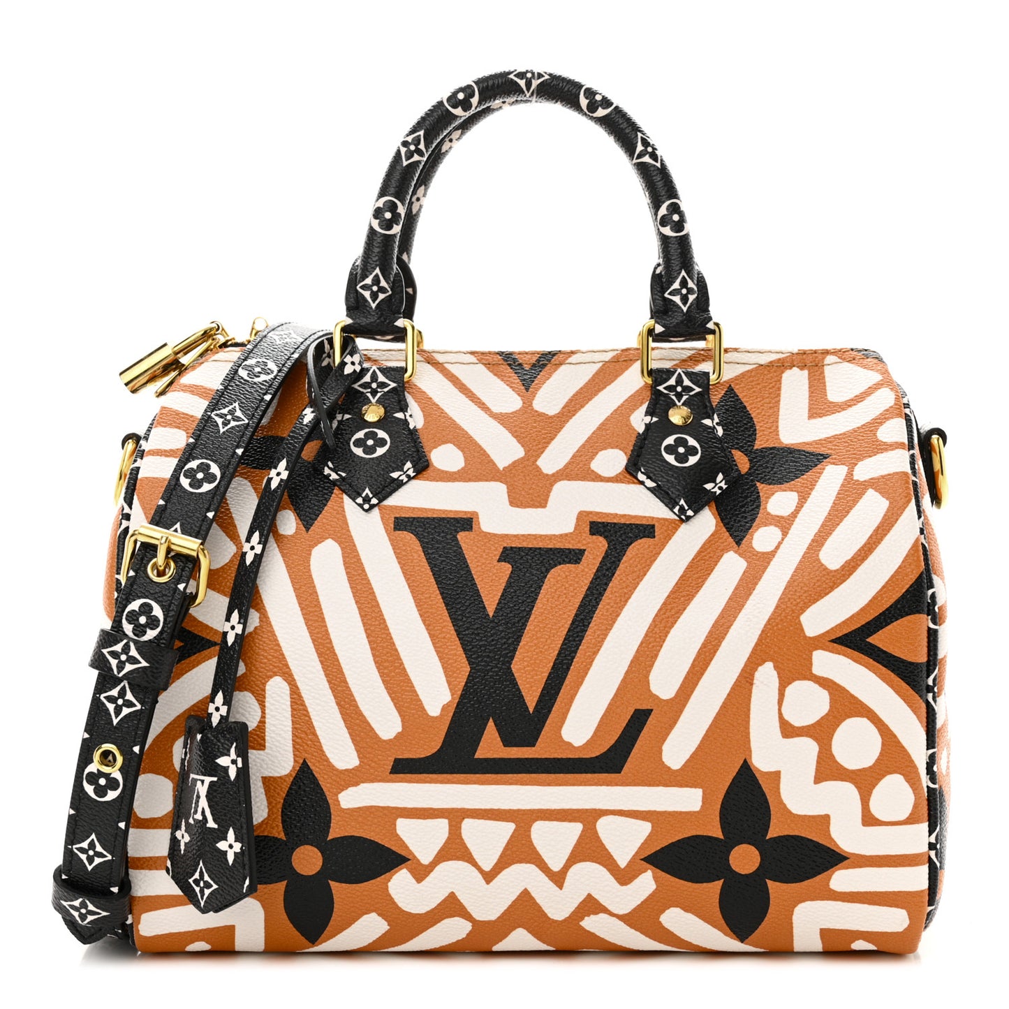 Monogram Giant Crafty Speedy Bandouliere 25 Creme Caramel