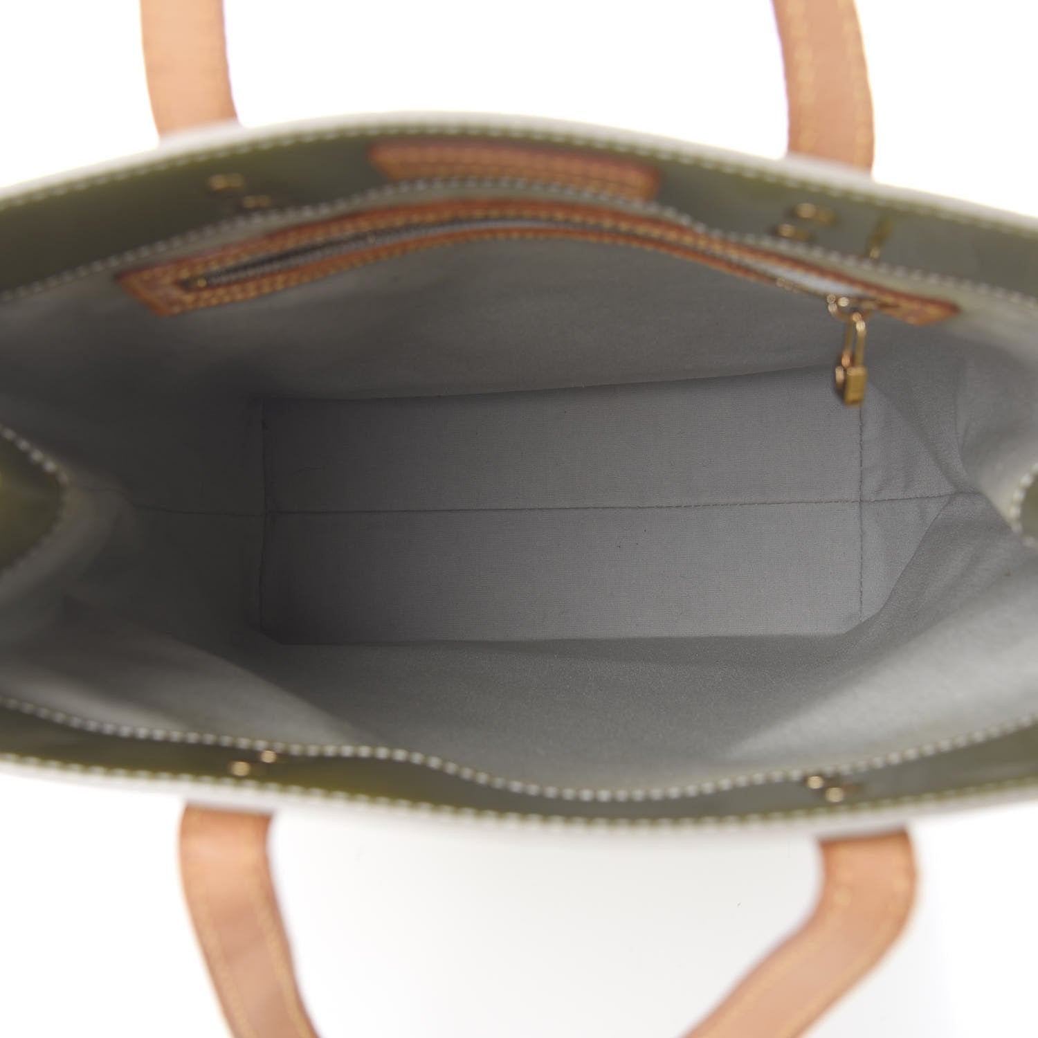 Louis Vuitton Vernis Reade MM Silver 4 of 10