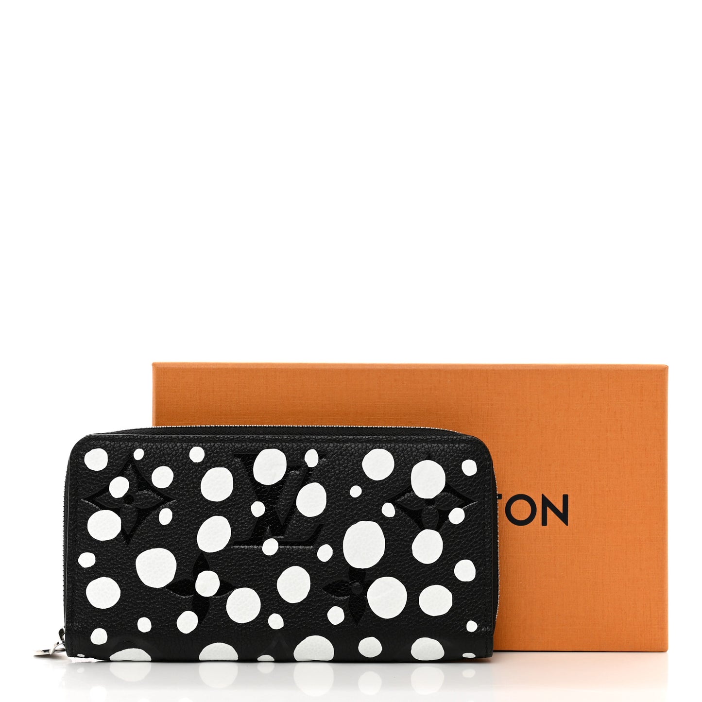 LV X YK Empreinte Zippy Wallet Black White