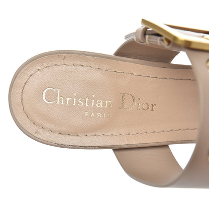Christian Dior Technical Fabric Calfskin D-Dior 65mm Mules 39 Nude 6 of 22