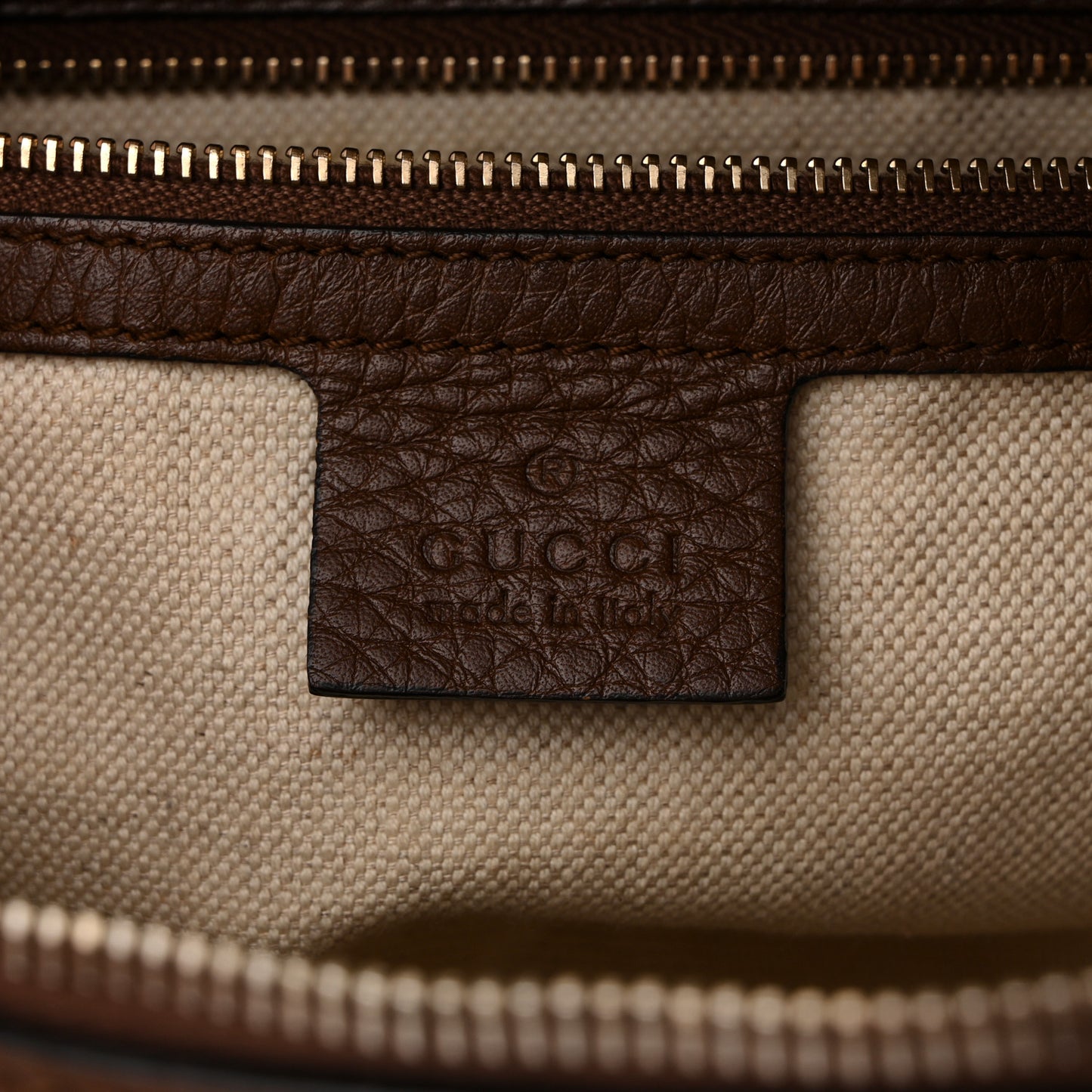 Monogram Vintage Web Small Boston Brown