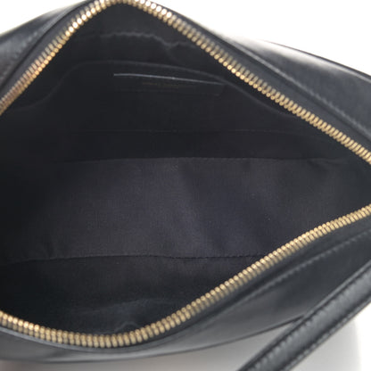 Saint Laurent Calfskin Matelasse Monogram Lou Camera Bag Black 3 of 5