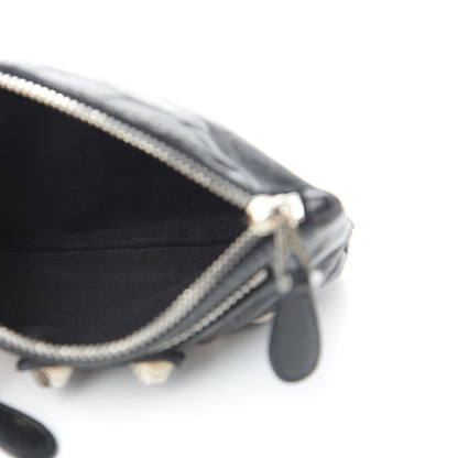 Balenciaga Agneau Giant 12 Silver Hardware M Porte-Monnaie Coin Purse Black 5 of 8