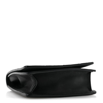 Bottega Veneta Lambskin Maxi Intrecciato Mini Cassette Crossbody Bag Black 4 of 12