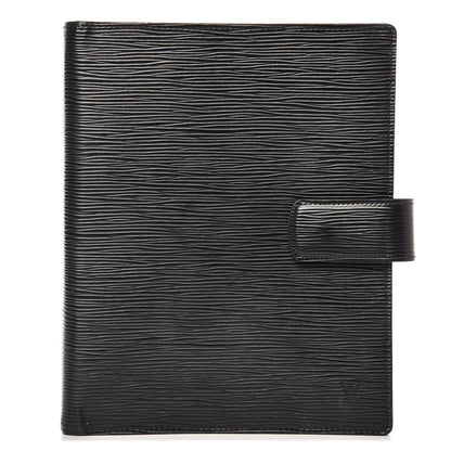 Louis Vuitton Epi Large Ring Agenda Black 1 of 8