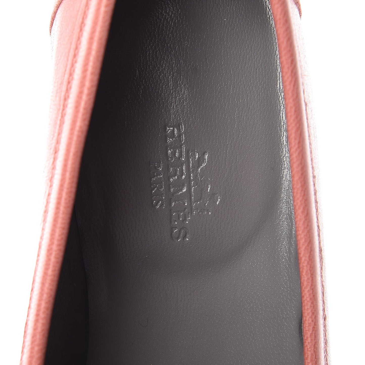 Goatskin Paris Loafers 38.5 Rouge Blush