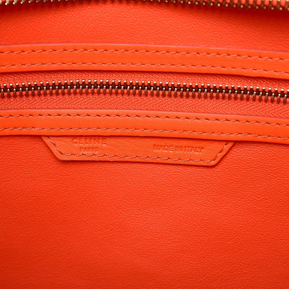 Celine Smooth Calfskin Mini Luggage Bright Orange 6 of 7