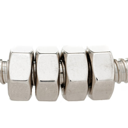 Cartier 18K White Gold Ecrou de Cartier Bracelet 16 5 of 5