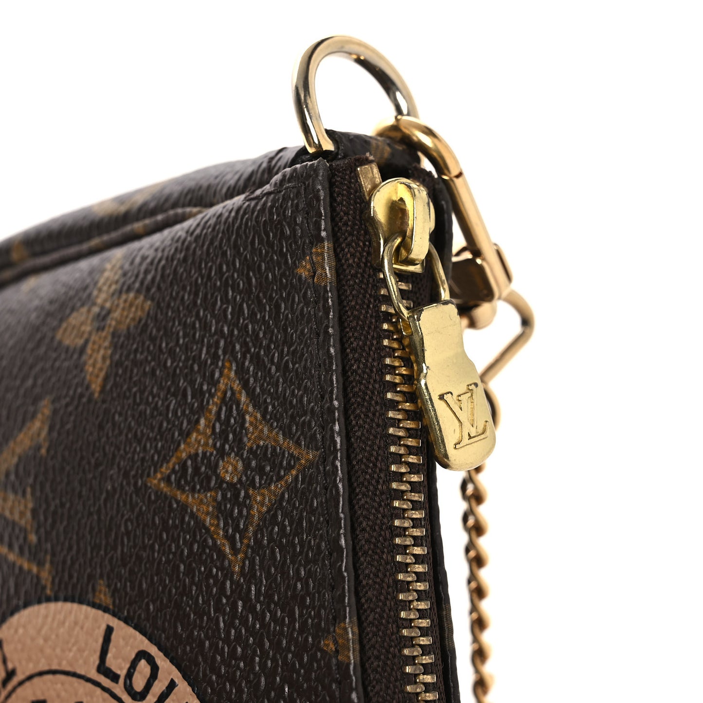 Monogram Complice Trunks and Bags Mini Pochette Accessories Beige