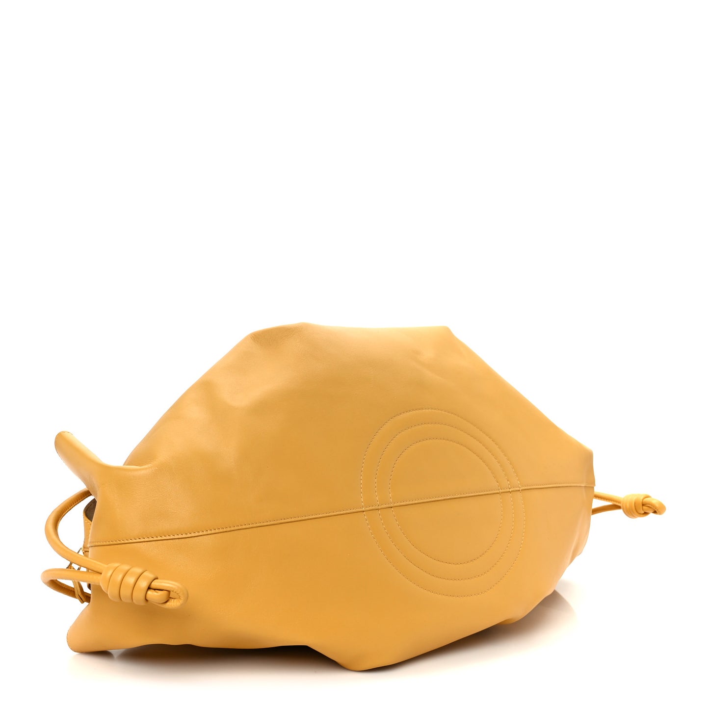 Shiny Nappa Calfskin Paseo XL Tote Yellow
