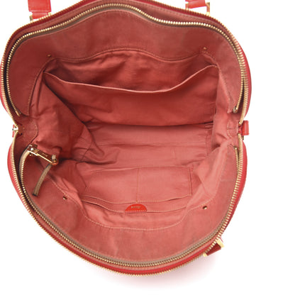 Chloe Lambskin Large Angie Shoulder Bag Red 5 of 12