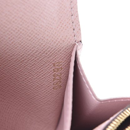 Louis Vuitton Damier Ebene Rosalie Coin Purse Rose Ballerine 7 of 8